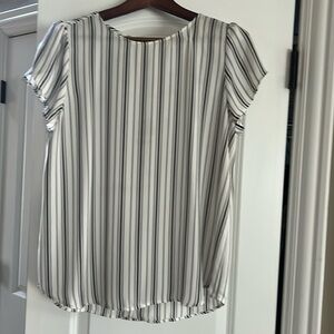 Loft button back blouse